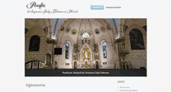 Desktop Screenshot of parafiakozy.pl